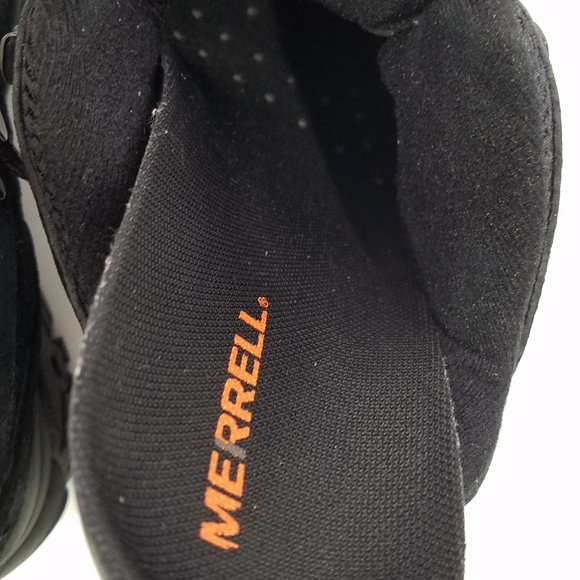 Merrell Men Black Night Moab Hiking Boots 7 - Picture 9 of 16